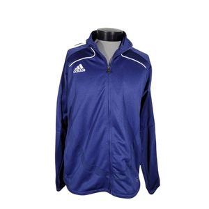 Adidas navy blue large track jacket